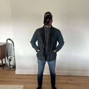 Barbour Men's Dark Green Military Jacket